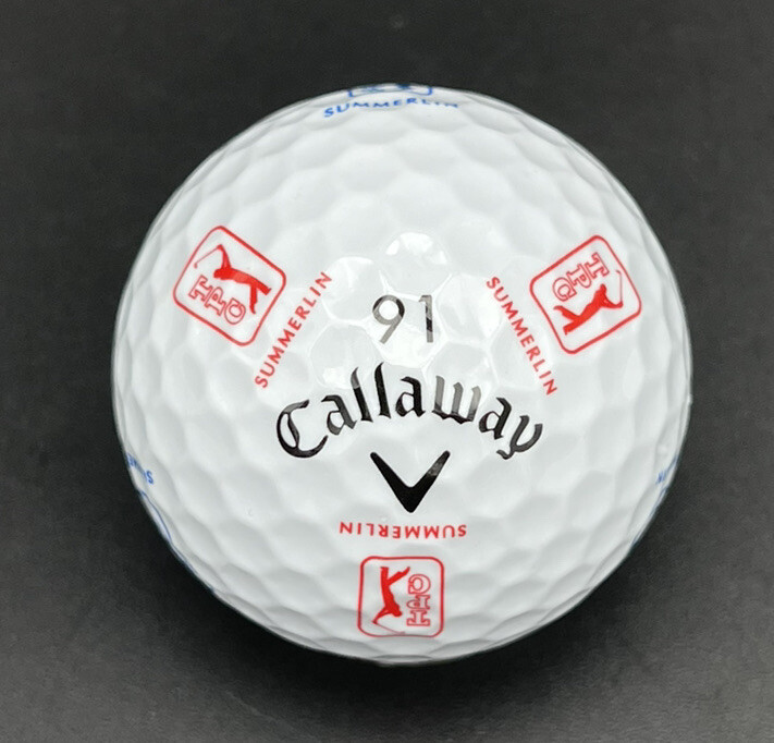 TPC Summerlin Logo Truvis Golf Ball (1) Callaway Truvis Chrome Soft New