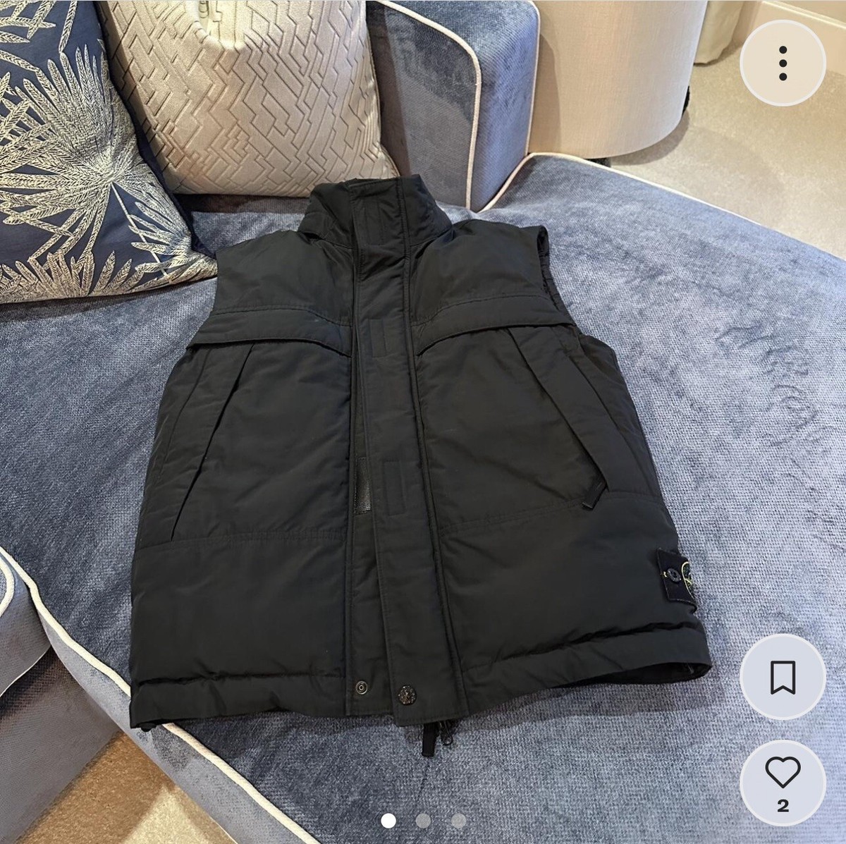 Stone Island Micro Reps Down Jacket Size Small- 8/10 Cond Stone Island Micro Reps Down Jacket Size Small- 8/10 Cond