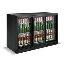 Gastro Flaschenk&uuml;hlschrank Getr&auml;nkek&uuml;hlschrank 338 L 3 Schiebet&uuml;ren 2/10&deg;C