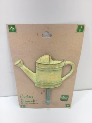 Russ Outdoor Elements Novelty Wall Hooks Watering Pot