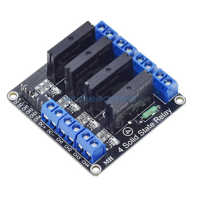5 V 4 Kanal SSR G3MB-202P Solid State Relais Modul mit Widerstandssicherung