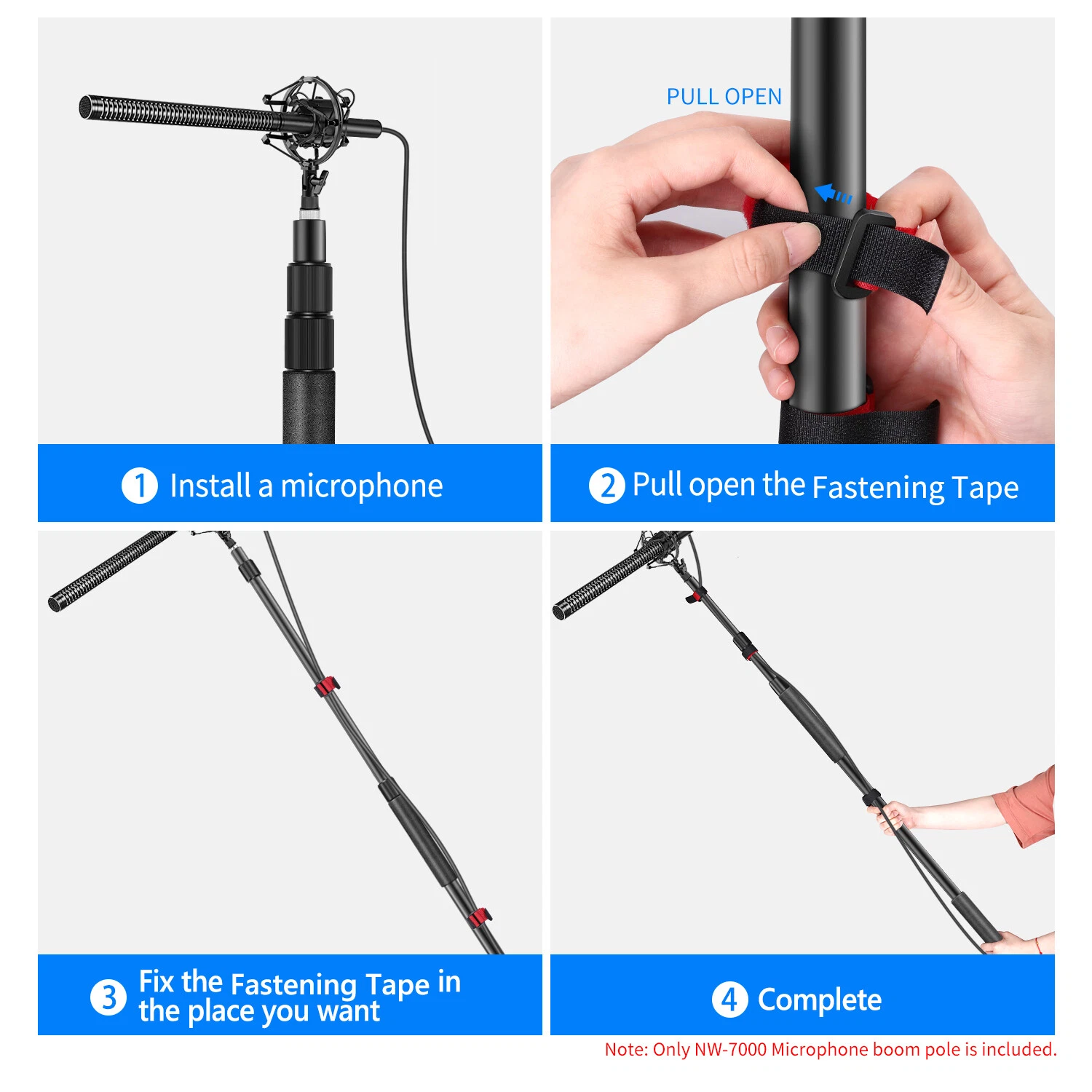 Neewer NW-7000 Boom Pole - Thumbnail 4