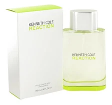 Reaction Kenneth Cole Men 3.4 oz 100 ml Eau De Toilette Spray Nib Sealed