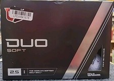 Wilson Staff Duo Soft 2.5 Golf Balls - 1 Dozen - White - New