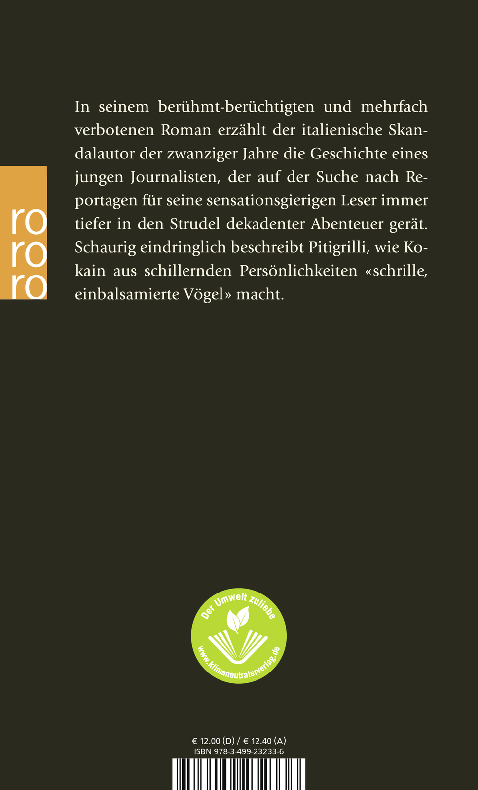 Thumbnail - Pitigrilli; Maria Gagliardi / Kokain