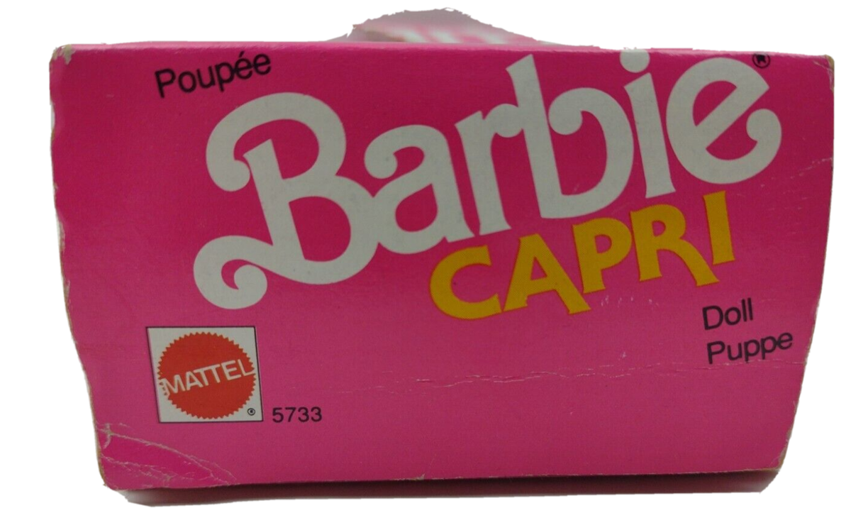 Barbie 1988 CAPRI #5733 Fabriqué en Chine NRFB x