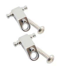 2 Genuine Kluson String Tree Guide Retainer CHROME for Electric Guitar