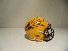 CUSTOM ARIZONA STATE SUN DEVILS PAT TILLMAN TRIBUTE MINI FOOTBALL HELMET 