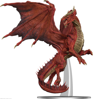 Adult Red Dragon Premium Figure Icons of the Realms WizKids D&D | eBay