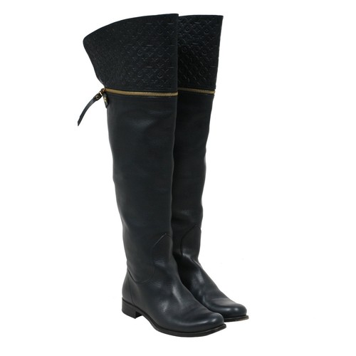 Louis Vuitton Womens Monogram Knee High 