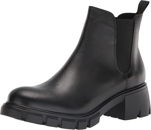 GQ x Steve Madden - Nick Men\'s Chelsea Dress Boots Sz 11 ,Black Leather NICK01M1 The Only 7 Men main image 2