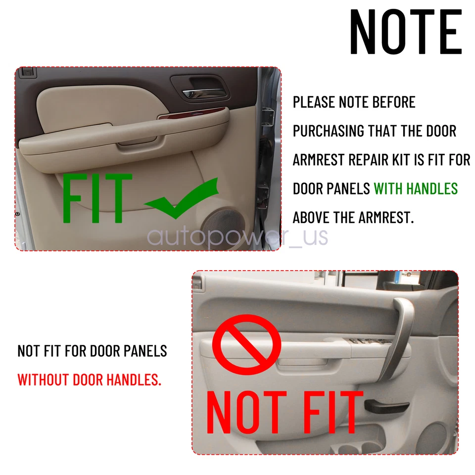 Apoyabrazos puerta lado conductor delantero 80995 para Chevrolet Silverado 2500 (HD) 2010-2014 Foto 2 de 4