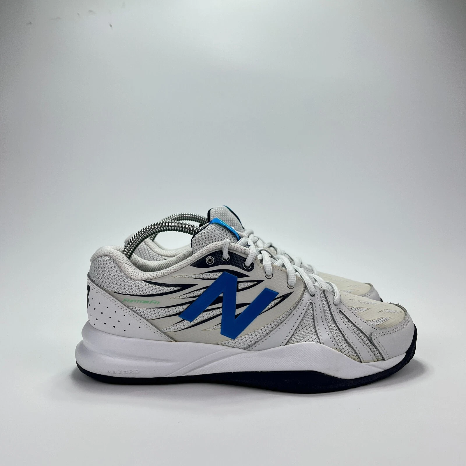 New Balance 786 v2 bianco blu scarpe da corsa atletica sneaker uomo taglia 8 2E