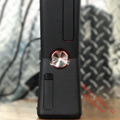 Power Button Two Red Rings Xbox 360 Custom Xbox 360 Red Blue ROL