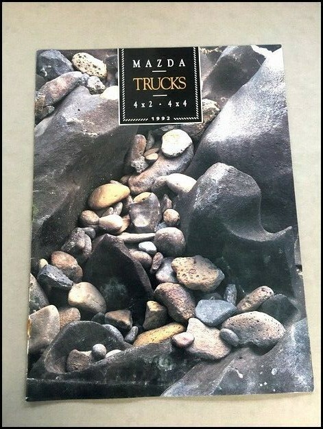 1992 Mazda Truck 20-page Original Car Sales Brochure Catalog