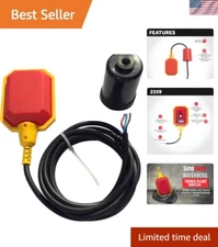 Rated Float Switch - 10-Foot Sensor for Reliable Water Management Solutions