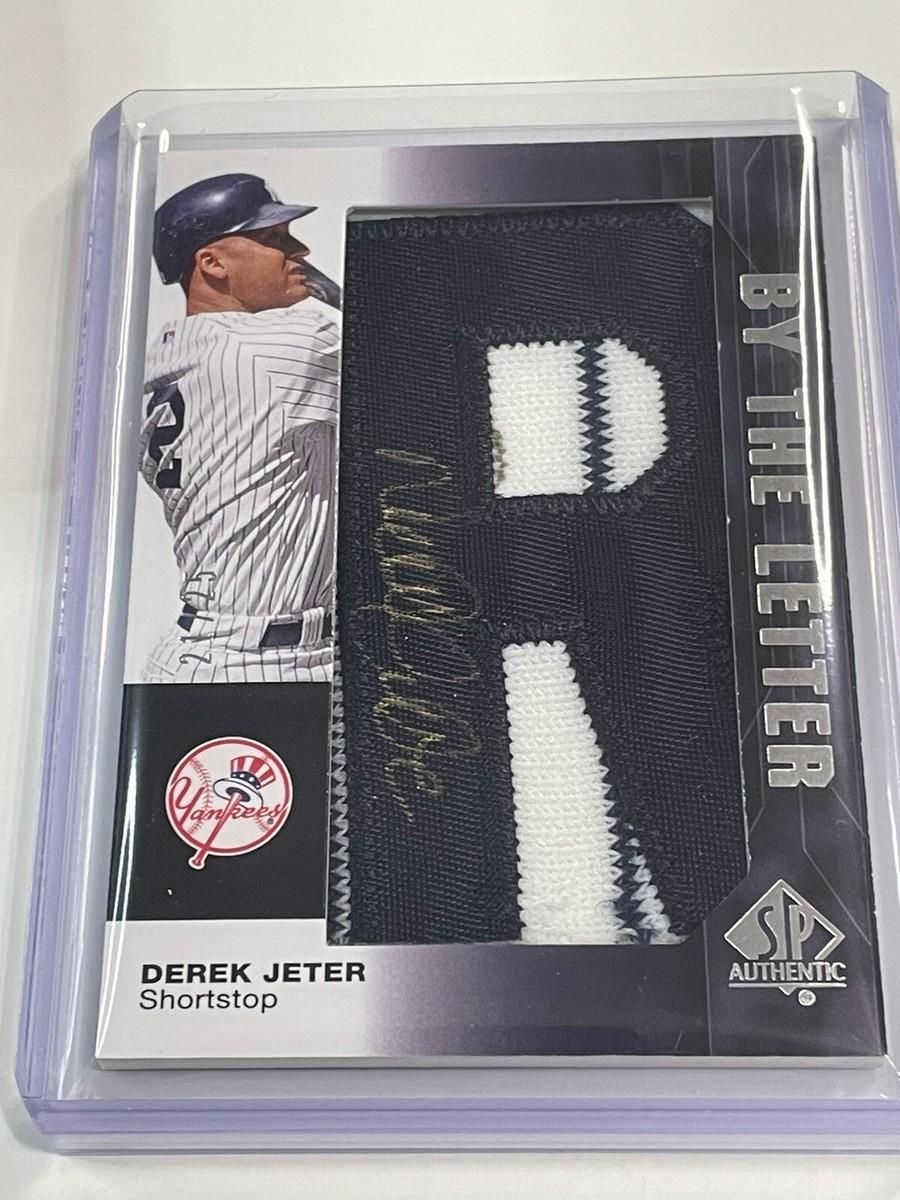 2008 Upper Deck SP Authentic Derek Jeter By The Letter Autograph 