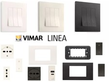 VIMAR LINEA ORIGINALE STOCK OFFERTA SERIE COMPLETA BIANCA CANAPA NERA PRESE PULS