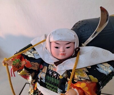 工芸品 Japanese Style Shunga Sculpture Doll Japanese GOGATSU NINGYO Cloth Doll 30cm / SAMURAI / BENKEI | eBay