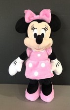 Disney Junior Mickey Mouse Clubhouse, Minnie Plush 10" Pink Dress