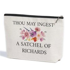 ZHAMEN Funny Sarcastic Makeup Bag, Humorous Portable Pouch Multicolor 1441