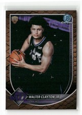 2025-26 Bowman #BCV-18 Walter Clayton Jr. Rookie Chrome Reptilian Refractor