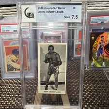GAI 7.5 GRADED 1938 F.C. Cartledge Famous Prize Fighters Boxing John Henry Lewis