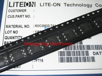 100pcs MOC3063 MOC3063S-TA1 SOP-6 Driver Output Optocoupler ICs