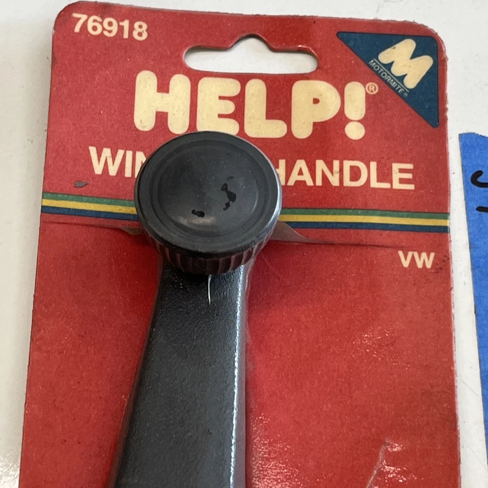 Motormite Window Crank Handle Fits VW Beetle Bus Vanagon Rabbit 1968-1991 Black - Image 2 of 4