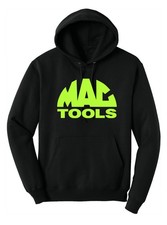 Mac Tools PRINTED Pullover or Zip Up Hoodie Sweatshirt Black Safety Green Pink