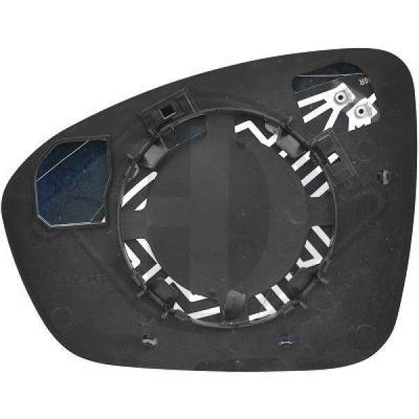 Spiegelglas Aussenspiegel Rechts Diederichs 4467126 FÜR Renault-image