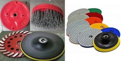 Antique Finish Stone Kit 6'' DIAMOND TOOLS Cup Wheel Pads Brushes Granite Marble