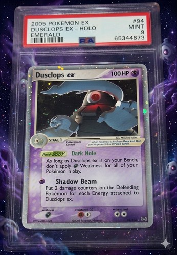 2005 Pokemon EX Emerald Dusclops EX Holo Emerald PSA 9 #94