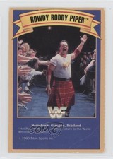 1990 Good Humor Gold Bond Ice Cream Rowdy Roddy Piper 0ad