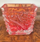 Josef Schott Vase Murano Style 1960s Glass Art Stunning Home Decoration