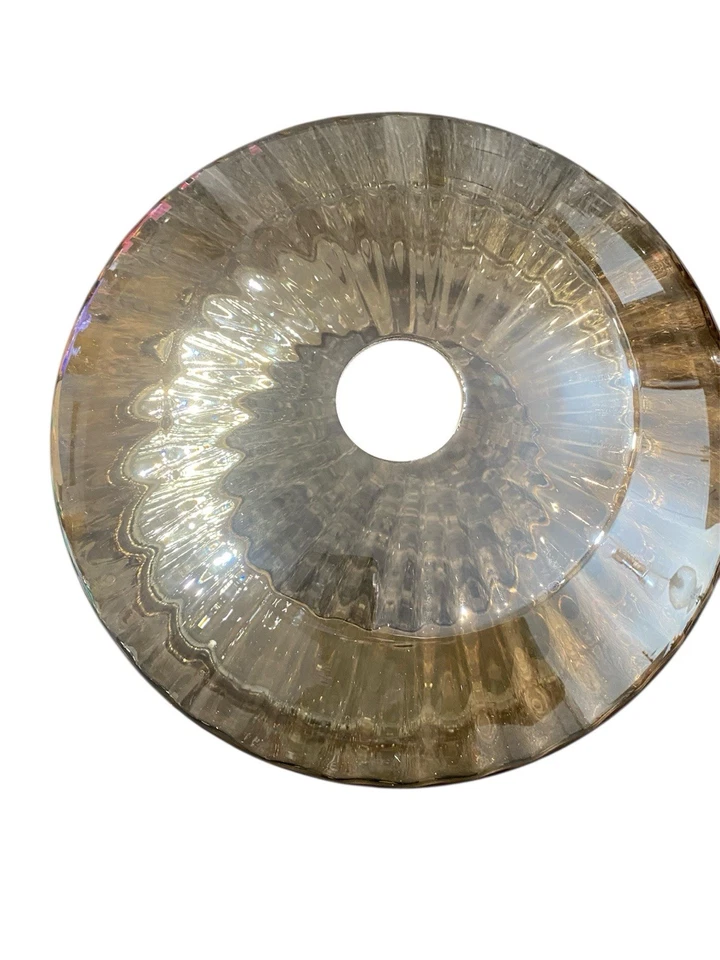 Lámparas colgantes modernas con vidrio soplado a mano ámbar Foto 3 de 4