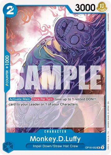 Monkey.D.Luffy (Alternate Art Leader) OP16 - 022 | eBay