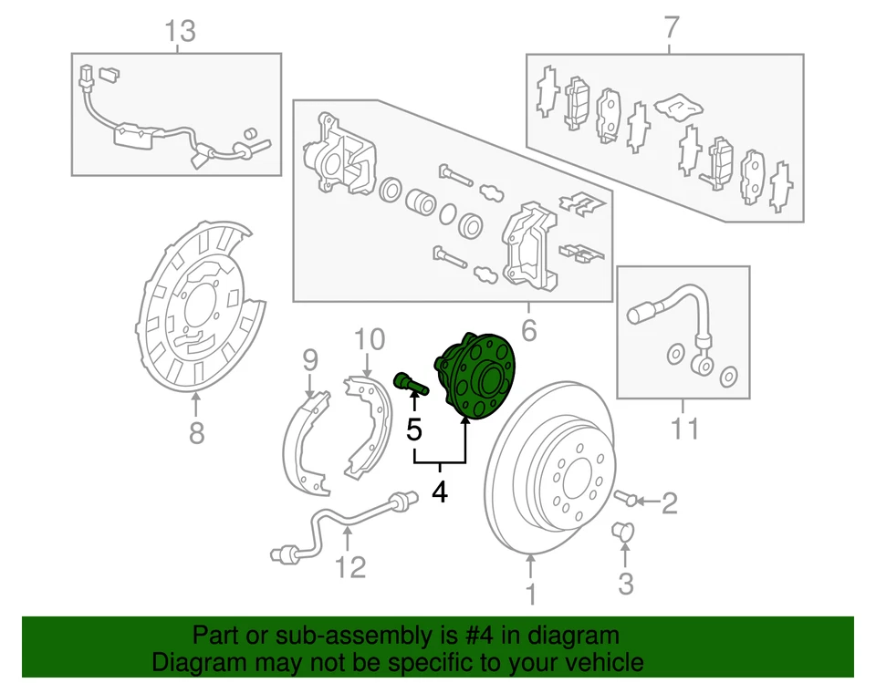 正品本田轮毂和轴承 42200-STX-A02 — 第 2/2 张图片