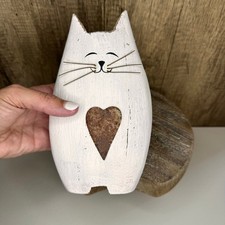 Rustic Cat Shelf Sitter Wood Love Home Decor Boho Home FAST SHIP