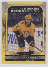 2021 O-Pee-Chee Platinum Marquee Rookies Neon Yellow Surge David Farrance 18n5