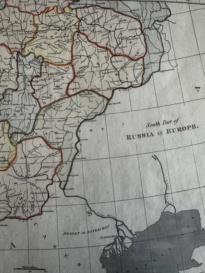 Rusia en Europa dos hojas 1809 Arrowsmith mano coloreado mapa par Riga Mar Negro Foto 2 de 4