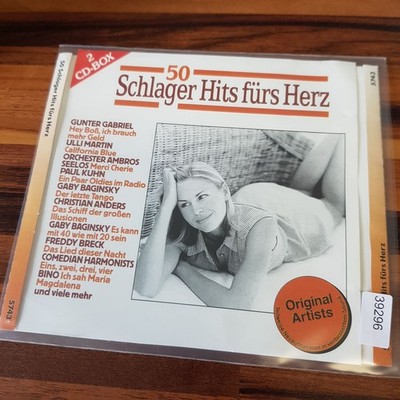 VARIOUS 50 schlager hits fürs herz VG/EX (CD Album, Schlager, Karat)
