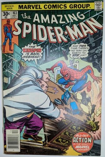 Amazing Spider-Man #163 Marvel 1976 (VF+) FREE COMBINED SHIPPING