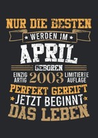 Notizbuch A4 Punkte 120 Blatt Vintage Design 18. Geburtstag Geschenk