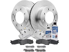 Front Brake Pad Rotor and Caliper Set For 2003-2008 Dodge Ram 3500 2006 DP476KV