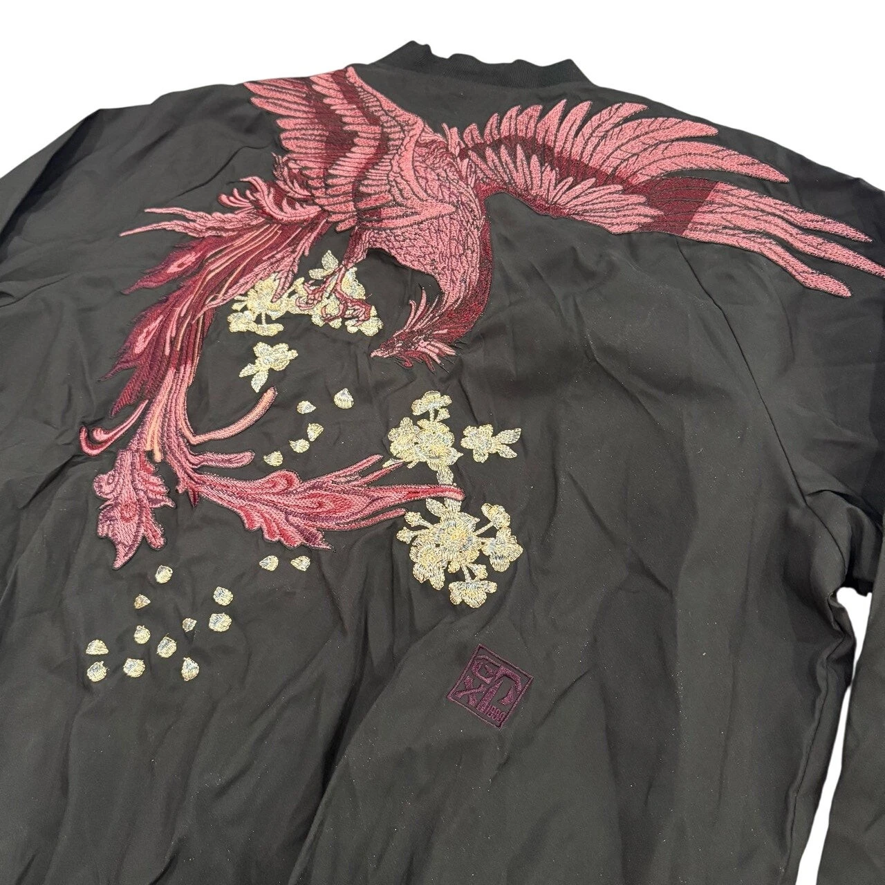 High Street Beast GXP1999 Men's XL Phoenix Bomber Jacket Black NWT image 2