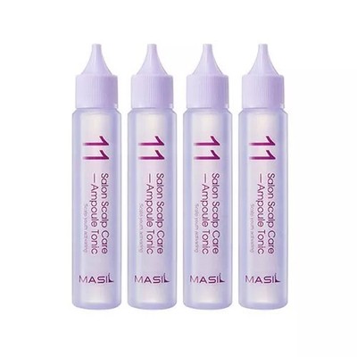 MASIL 11 Salon Scalp Care Ampoule Tonic 1Pack (30ml × 4ea)  K-beauty