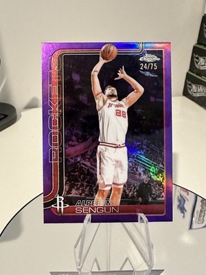 2025-26 Topps Chrome Update  - Alperen Sengun #38 Purple  /75
