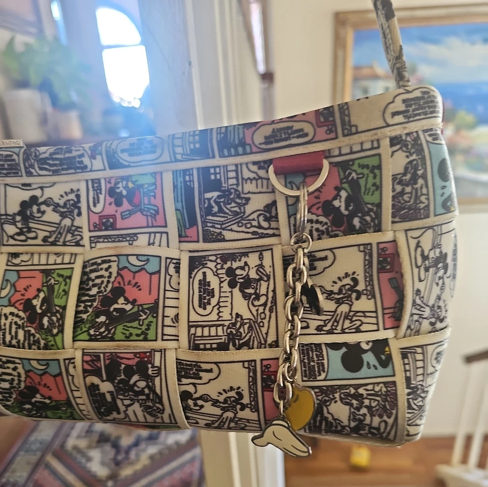 Harveys For Disney Couture Seatbelt Bag Classic Comics Hobo Bag 1st Edition 2008 - Image 3 of 4