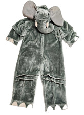 Kids Elephant Halloween Costume Sz 5-7 One Piece Theater Quality Warm Fast Ship